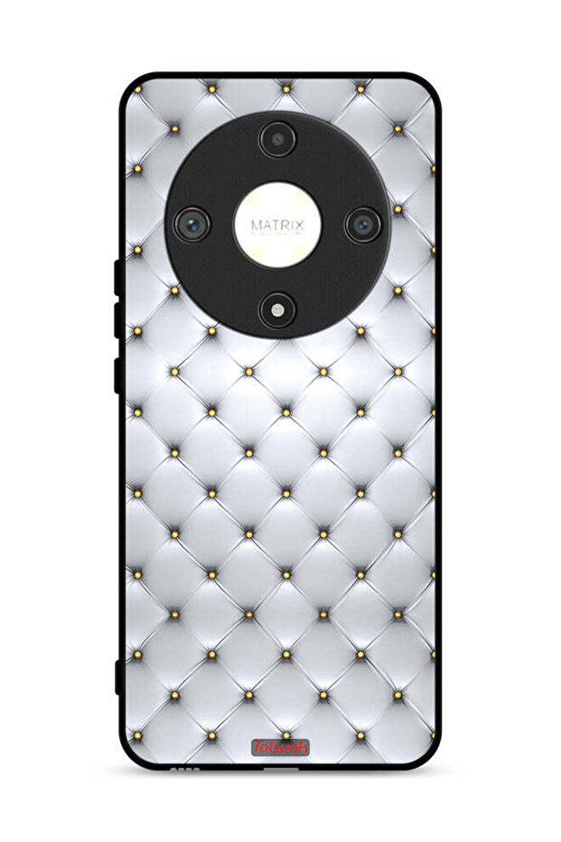 غطاء حماية لهاتف Honor X9b 5G مطبوع عليه دبابيس على القماش
