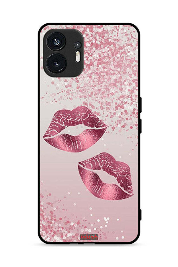 Nothing Phone (2) 5G Protective Case Cover Glitter Lips