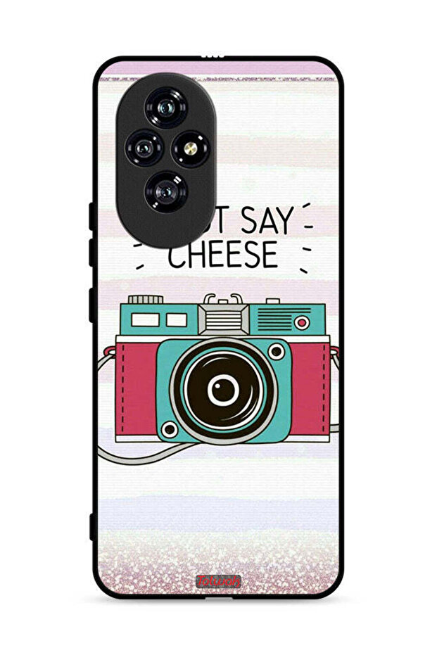 غطاء حماية لهاتف Honor 200 5G، مطبوع عليه Just Say Cheese
