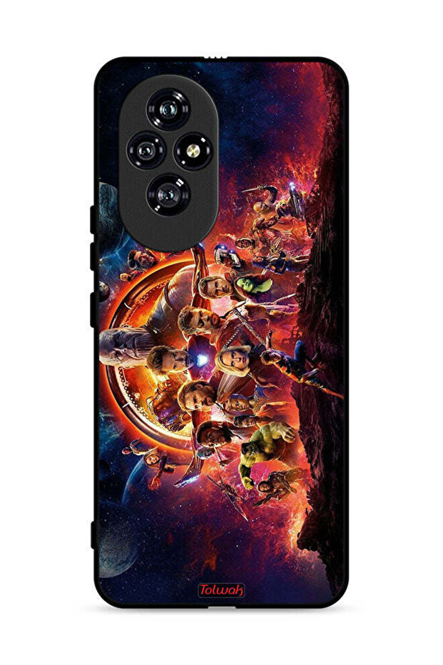 غطاء حماية لهاتف Honor 200 5G بتصميم Avengers