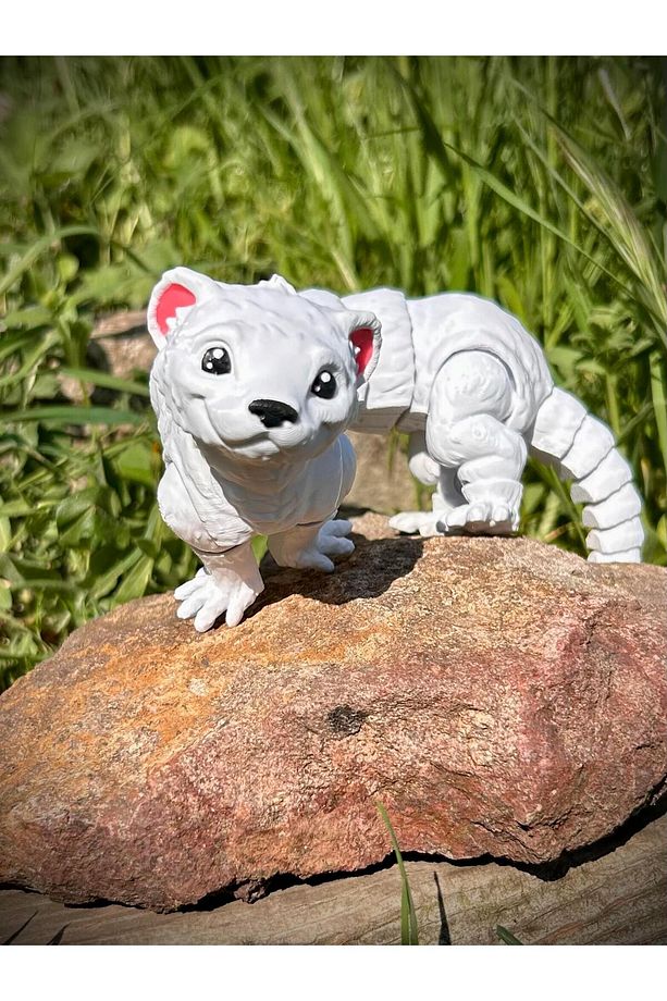Gelincik Oyuncak-Ormanın Çevik Efsanesi! 🐾🌲💨3d Hareketli Organik Vip Model - Büyük Dev Boy - 1
