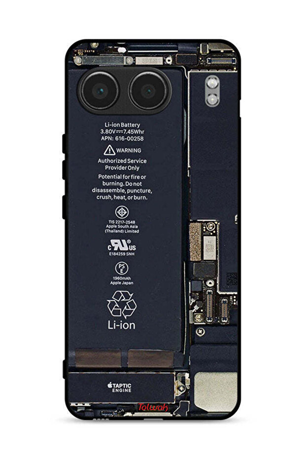 غطاء حماية لهاتف OnePlus Nord 4 5G بنمط دائرة الهاتف