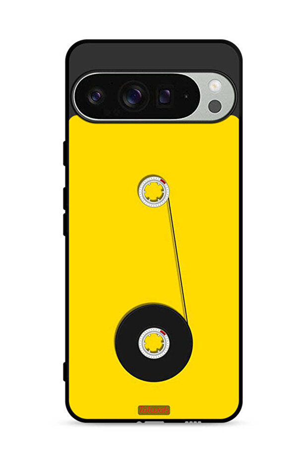 غطاء حماية لجهاز Google Pixel 9 Pro بتصميم عجلة كاسيت