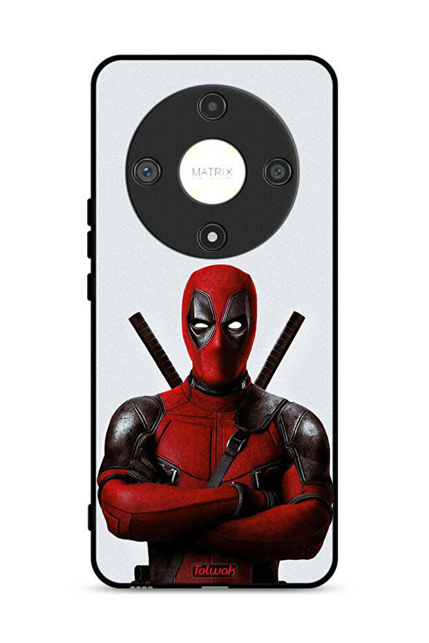 غطاء حماية لهاتف Honor X9b 5G بتصميم Deadpool