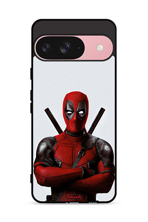 غطاء حماية لجهاز جوجل بيكسل 9 بتصميم ديدبول - 1