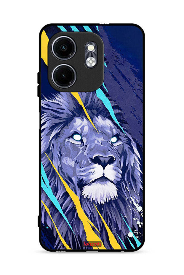 غطاء حماية لهاتف Infinix Smart 9 4G بتصميم الأسد الملك