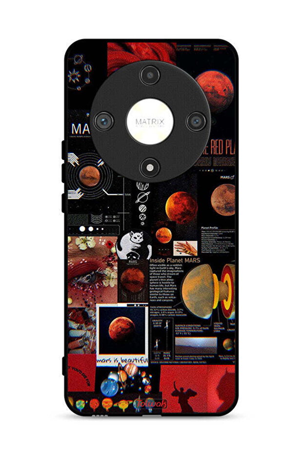 غطاء حماية لهاتف Honor X9b 5G بتصميم Mars Art