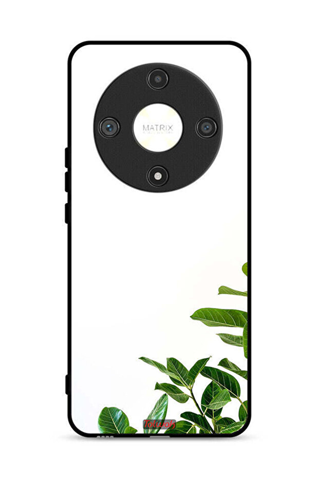 غطاء حماية لهاتف Honor X9b 5G، مطبوع عليه صورة أوراق جوش كالابريس