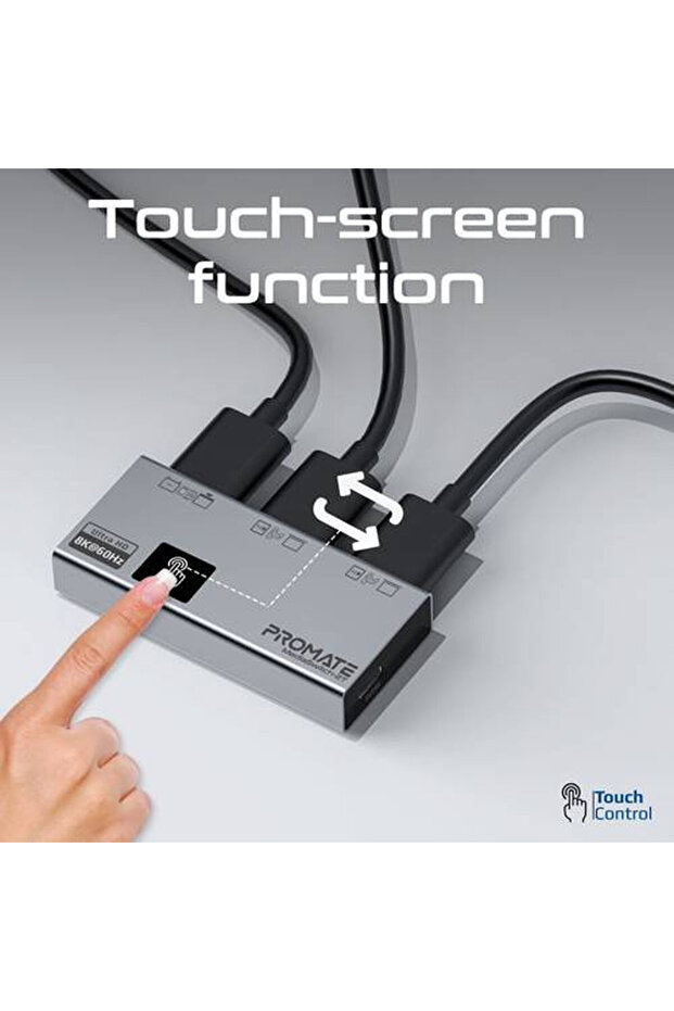 Instant connectivity and high performance with the Media Switch-2T, up to 8K@60Hz, with smart touch control. - 3