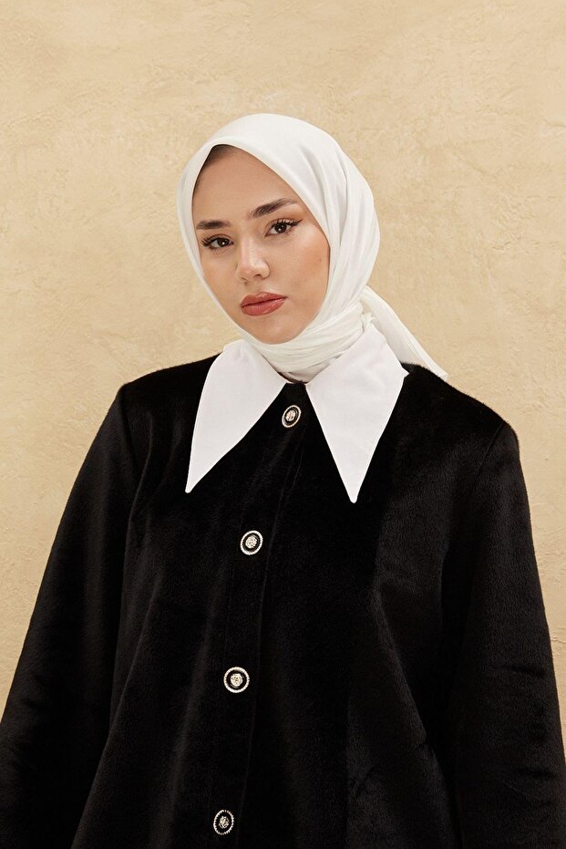 Plain Shiny Scarf 75006-01