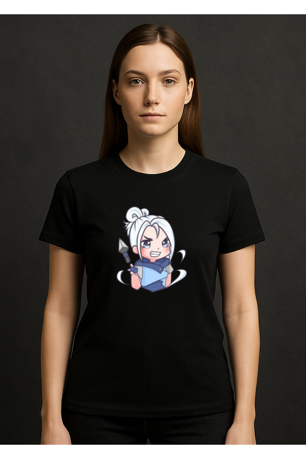Oversize Jett Printed T-Shirt, Oversize Unisex White T-Shirt
