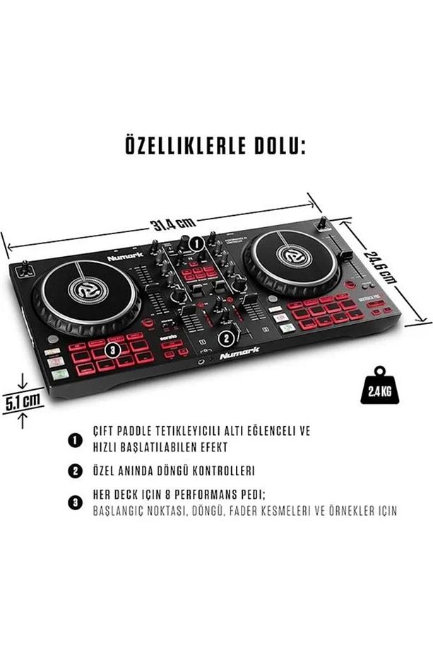 Mixtrack Pro Fx 2 Deck Dj Controller - 5