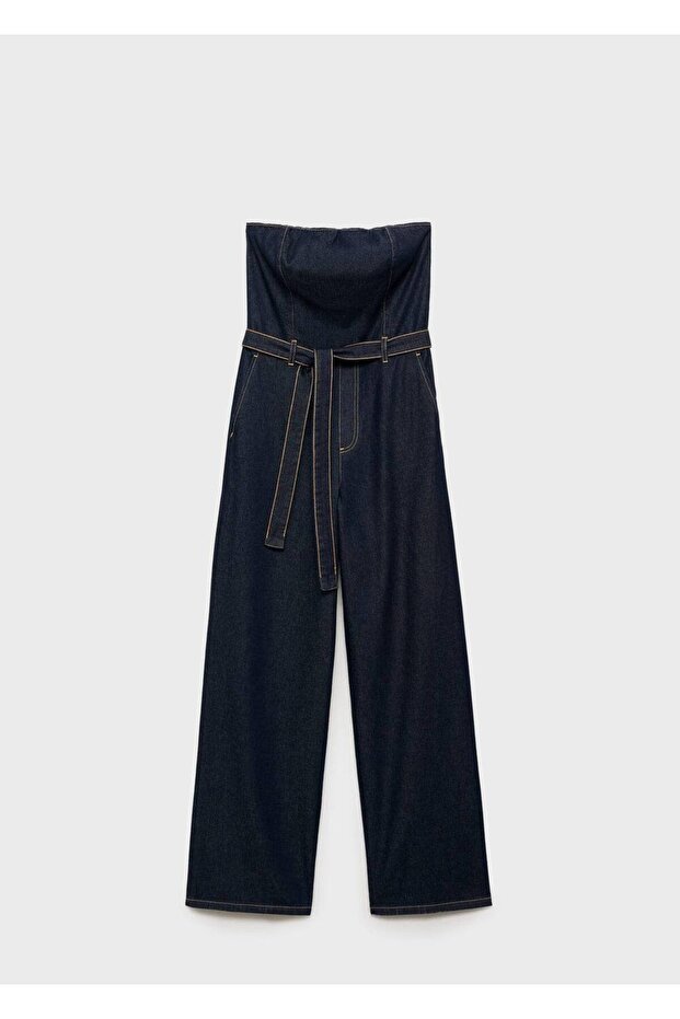 Straplez denim tulum - 3