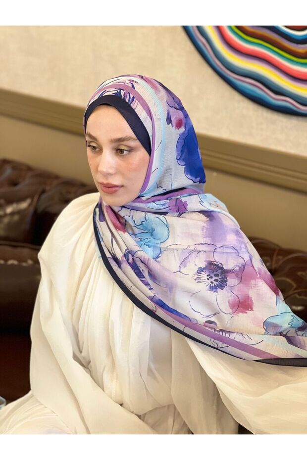 شال لينا بنمط باستيليا - 2