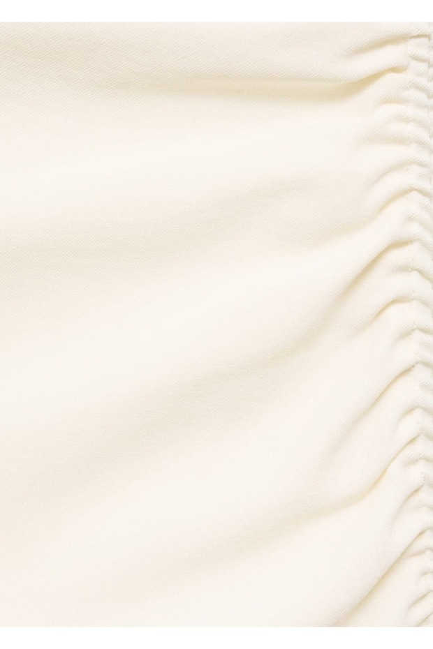 Asimetrik pileli elbise - 6