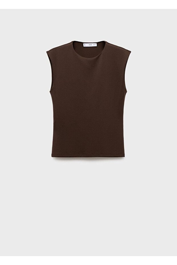 Dar kesim askılı t-shirt - 3