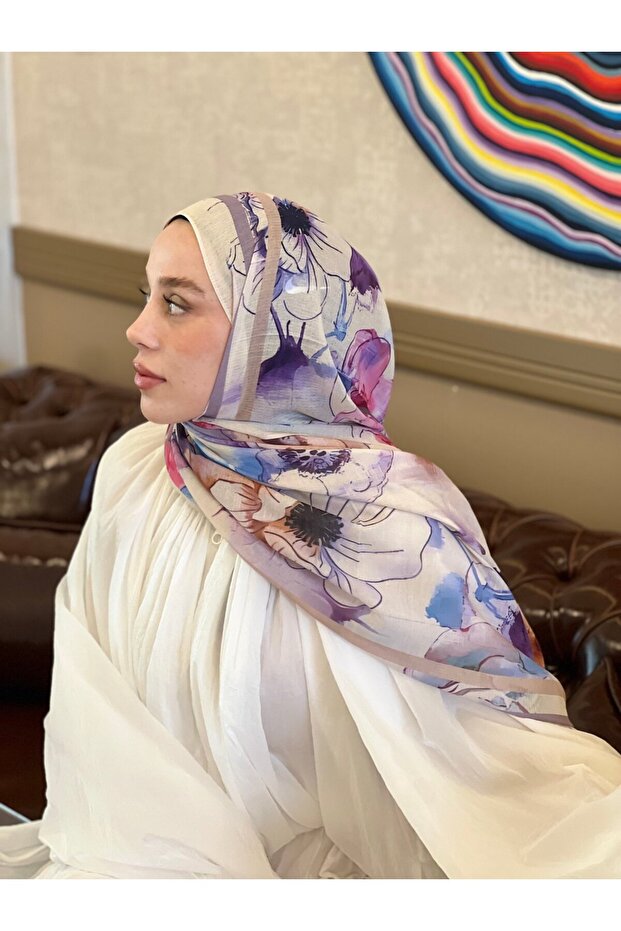 شال لينا بنمط باستيليا - 3