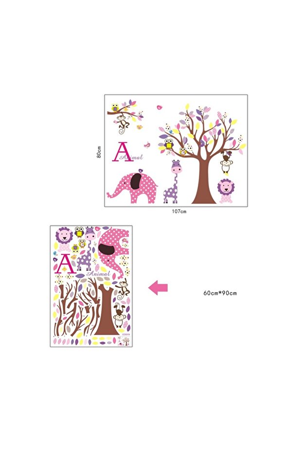 Decorative sticker, Animals, 160 cm, 736STK - 10