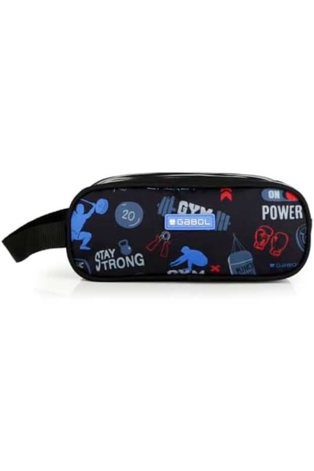 حقيبة تدريب ثلاثية، أسود/أبيض - 1