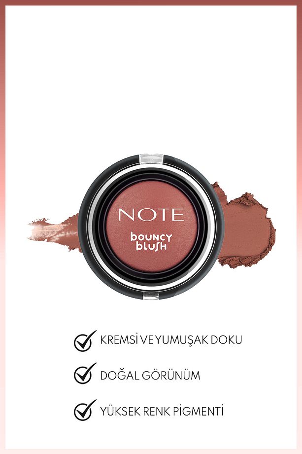 Bouncy Blush Yumuşak Kremsi Allık - 04 Sunkiss - 4