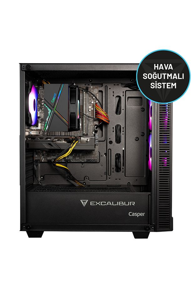 Excalibur E65H.144F-DF70X-0HE INTEL CORE i5-14400F 32GB RAM 1TB NVMe SSD RTX5070 DOS GAMING - 3