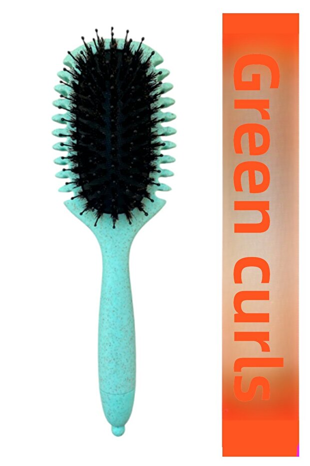 Shaped and Evident Curl Creation and Curl Separation Curl Creation Brush and Comb - 1