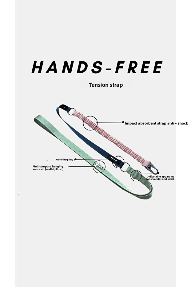 Oslo Hands-Free Hands-Free Travel Strap