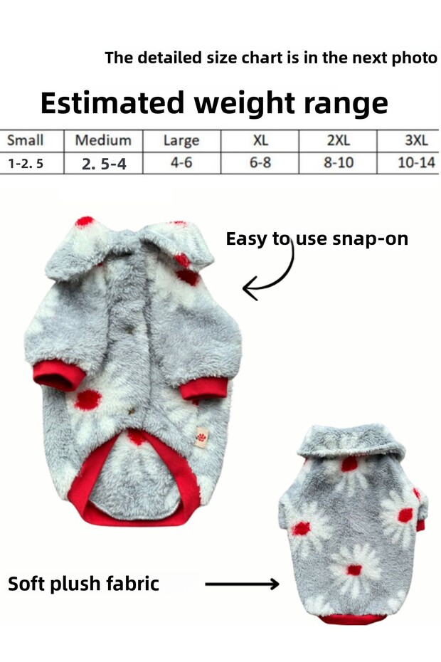 Cat Dog Plush Jacket