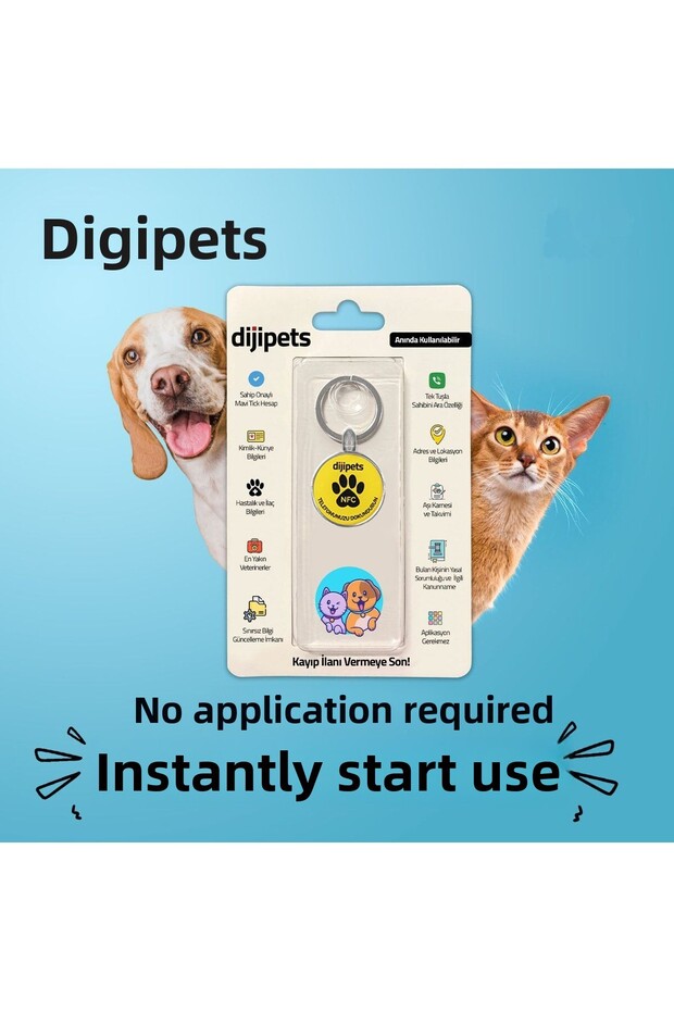 Dijipet Paw Friendly Smart Leash Digital Imprint and Location Information (End to Give a Loss) - 2
