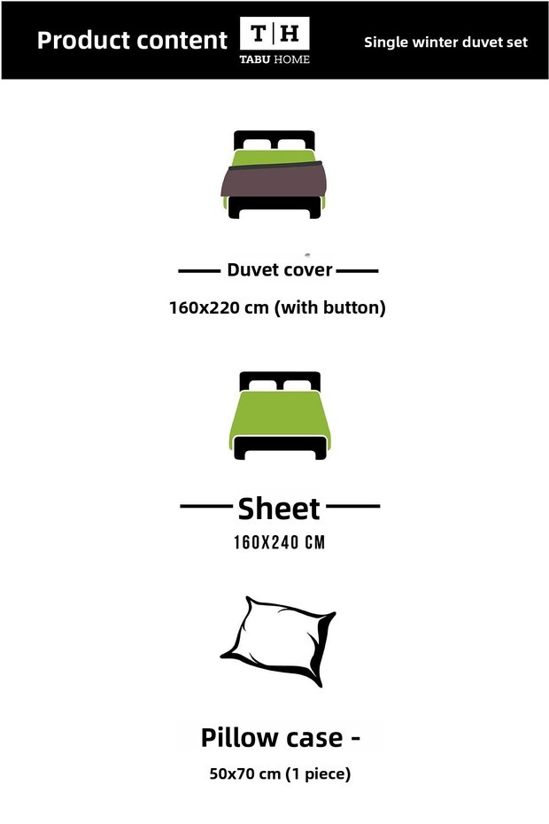 Classy Checked Single Duvet Cover Set - 2