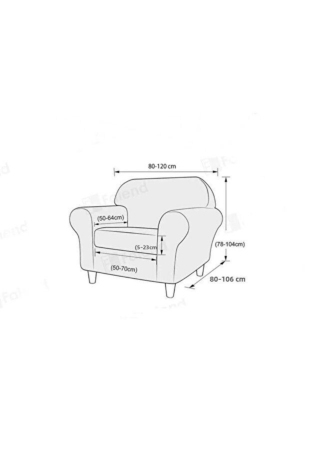 غطاء أريكة جاكار قابل للتمدد بنمط واحد - 2