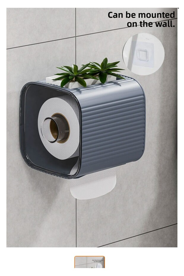 Toilet Paper Hanger-Shelf and Self Adhesive Toilet Paper Wc Paper Hangers
