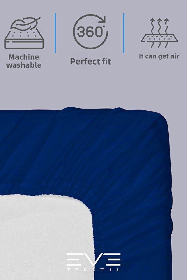 Double Rainforce Fabric Elastic Sheet and Pillow Case Set - 3