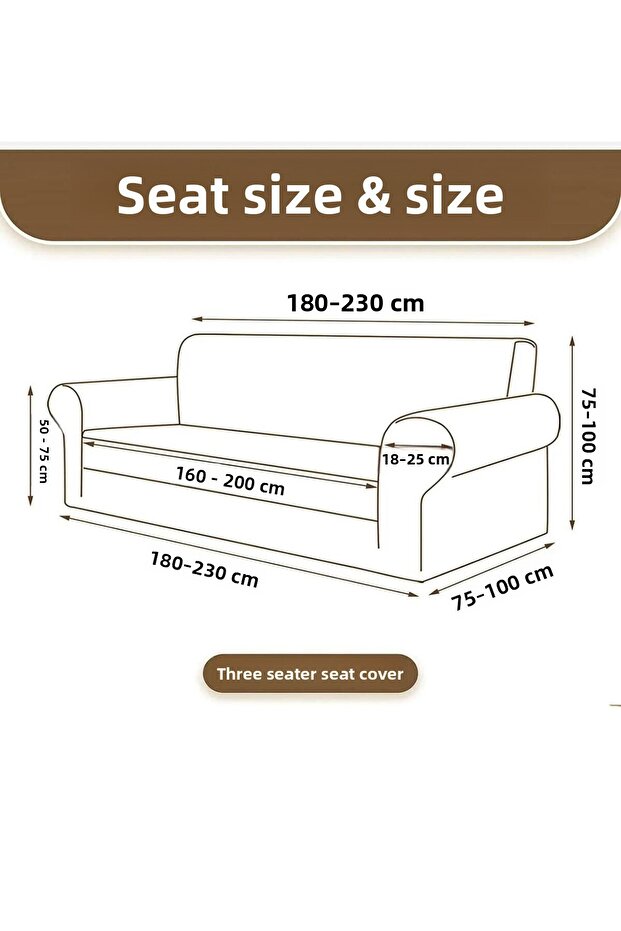 طقم غطاء أريكة مرن 3+3 - 2