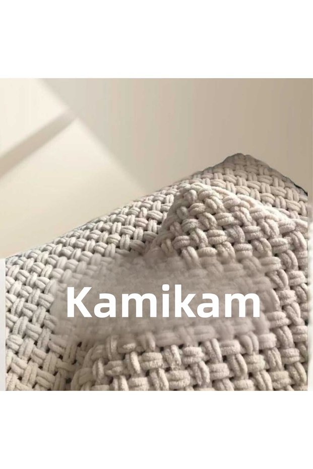 Plush Velvet Soft Alize 100 X 100cm Hand Knitted Baby Blanket