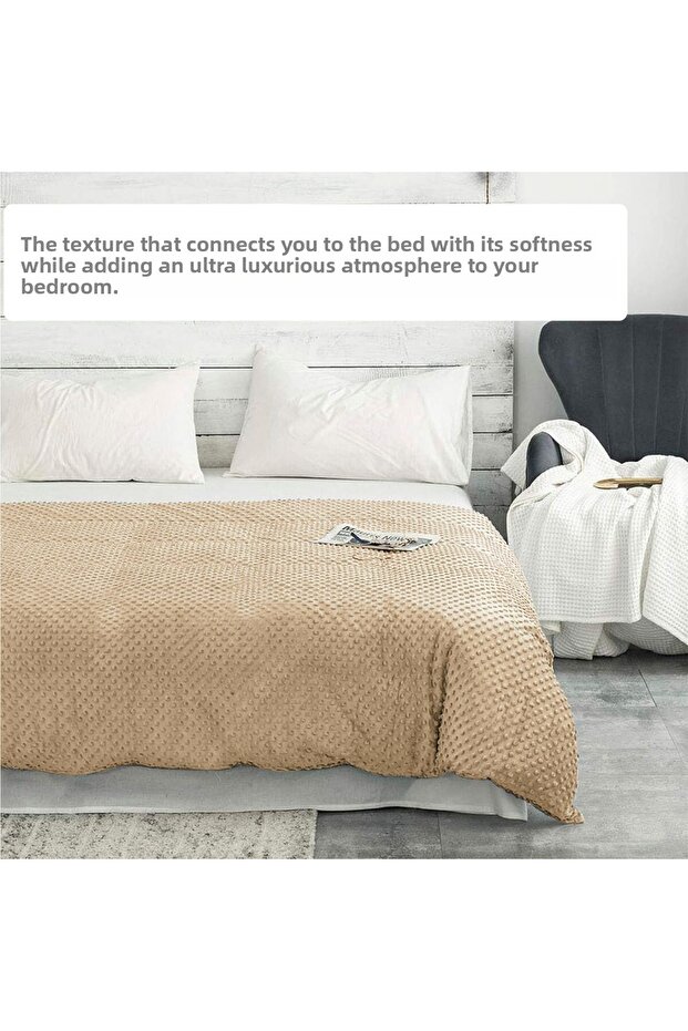 Wellsoft Quilt / Weighted Blanket Duvet Cover Double for Winter and Spring Months, 200x220cm