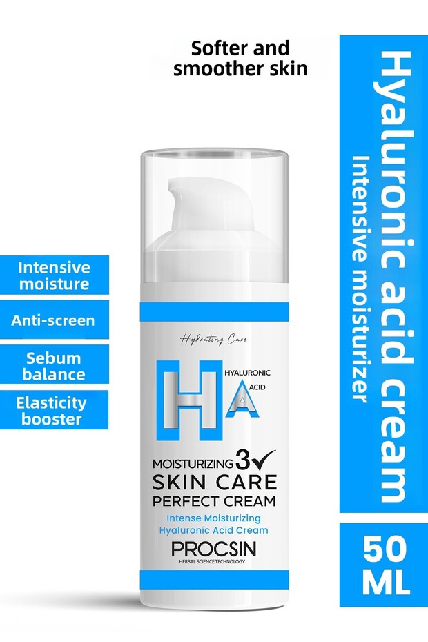 Hyaluronic Acid Cream - Intensive Moisturizer, 50 ML