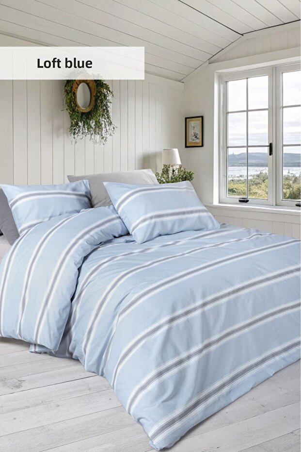 100% Cotton Double Duvet Cover Set Odeon
