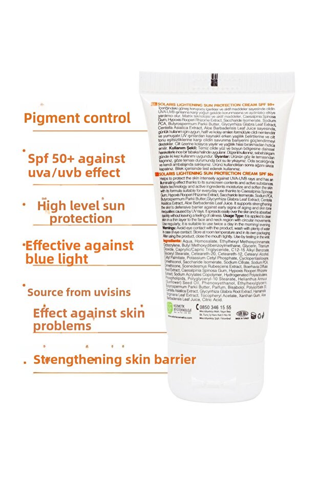 SPF 50 Sunscreen Set - Blemish, Aging and Moisturizing Effects - 3