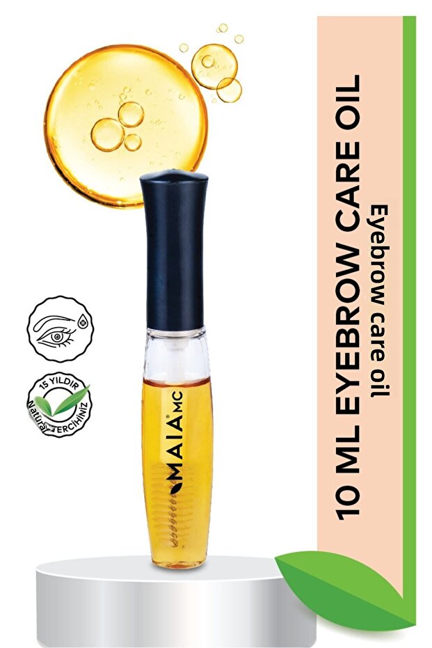 Eyebrow Care Oil (Added with Argan) That Makes the Eyebrows Look Full, Healthy, and Shaped 10 ml