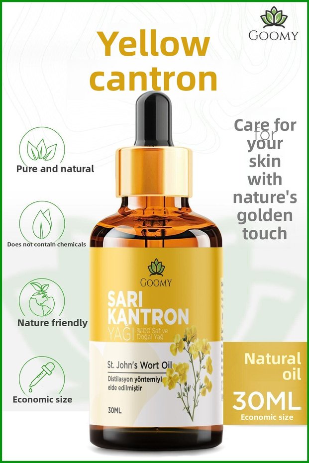 St. John's Wort Oil Maceration 100% Natural Herbal Essential Oil St. John's Wort Oil 30ml