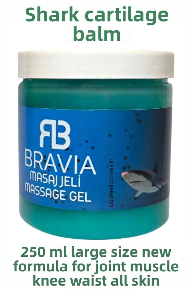 Shark Cartilage Massage Cream - 250 ml Shark Cartilage Massage Gel and Balm