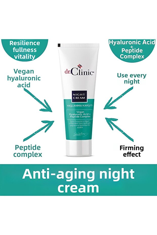 Dr.Clinic 50 ml Night Cream - Anti-Aging