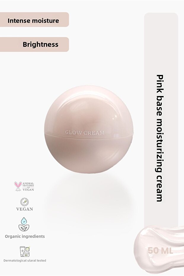كريم الترطيب Glow Cream ذو الأساس الوردي