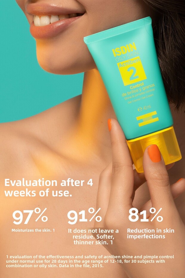 Acniben Shine & Pimples Control 40 ml Day Care Cream for Oily and Acne Prone Skin - 3