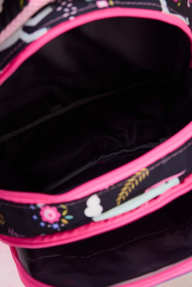 Mor 3'lü Kız Çocuk Kids Yalıtımlı Beslenme Çantası Kalemlik Okul Sırt Çantası TAKAW26OI00007 - 12