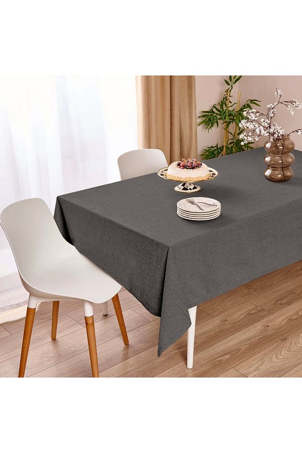 Soft Lapi Masa Örtüsü - Gri - 140x220 cm - 2