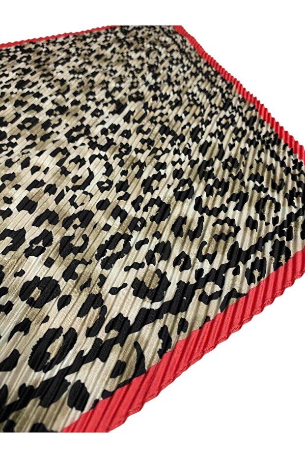 Eșarfă cu model leopard - 4