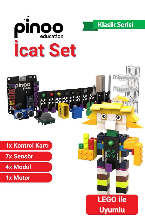 Pinoo Çocuk Icat Seti - Robotik Set Ve Kodlama Seti - 1