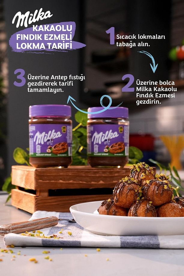 Spread Hazelnut Sürülebilir Çikolata Kakaolu Fındık Ezmesi 350 gr - 2 Adet - 2